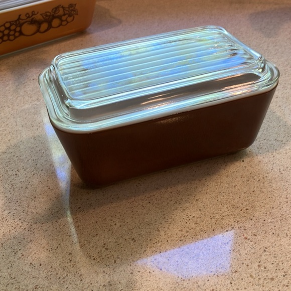 Vintage Pyrex Old Orchard Refrigerator Set - Picture 12 of 16